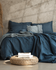 Linen bedding set Sapphire