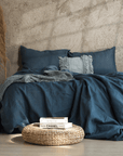 Linen pillowcase Sapphire