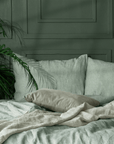 Linen bedding set Emerald