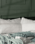 Linen pillowcase White